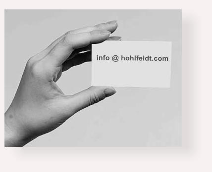 info @ hohlfeldt.com